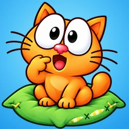Icono de Gato Hambriento: Puzzle Físico